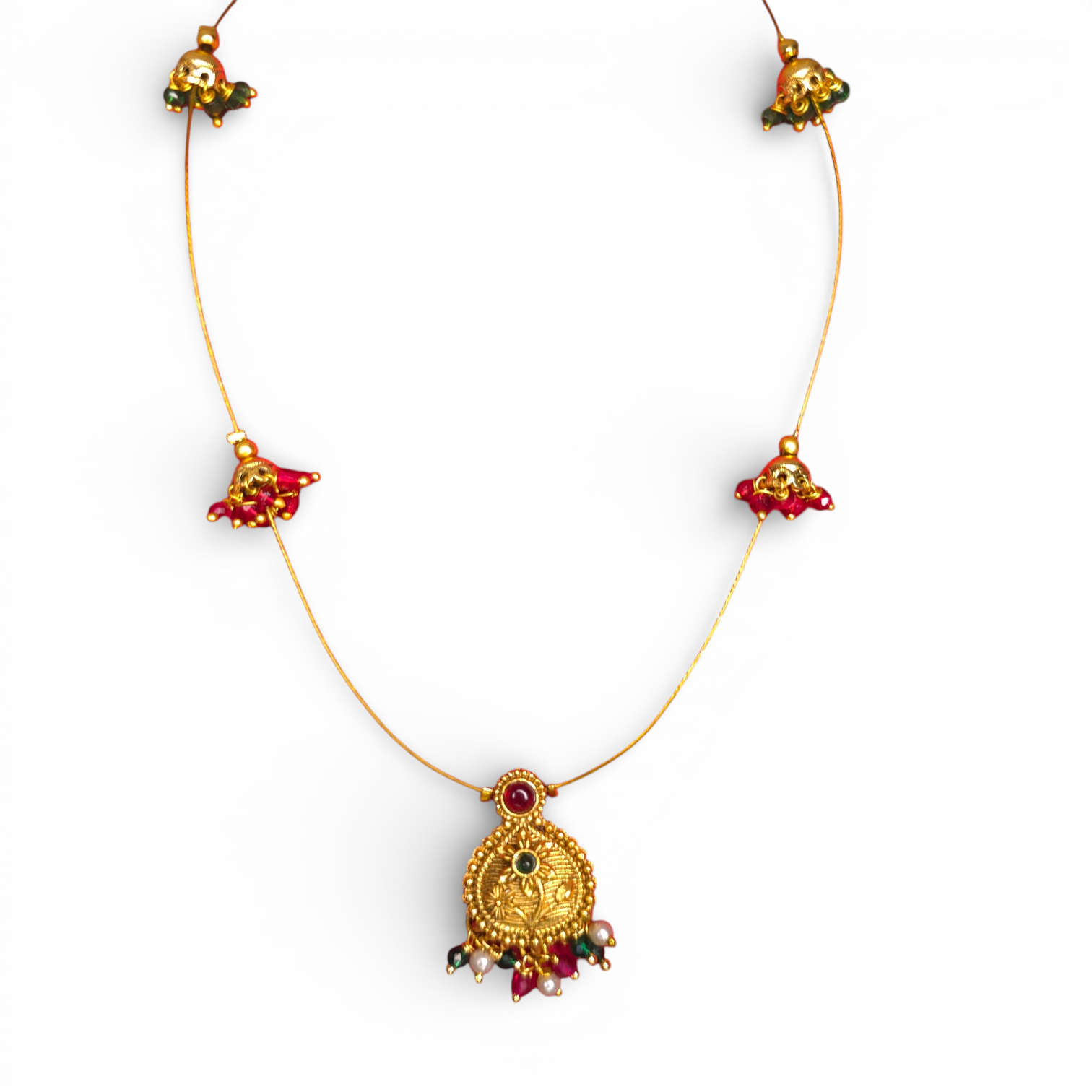 Elegant Antique  Pendant & Earring Set