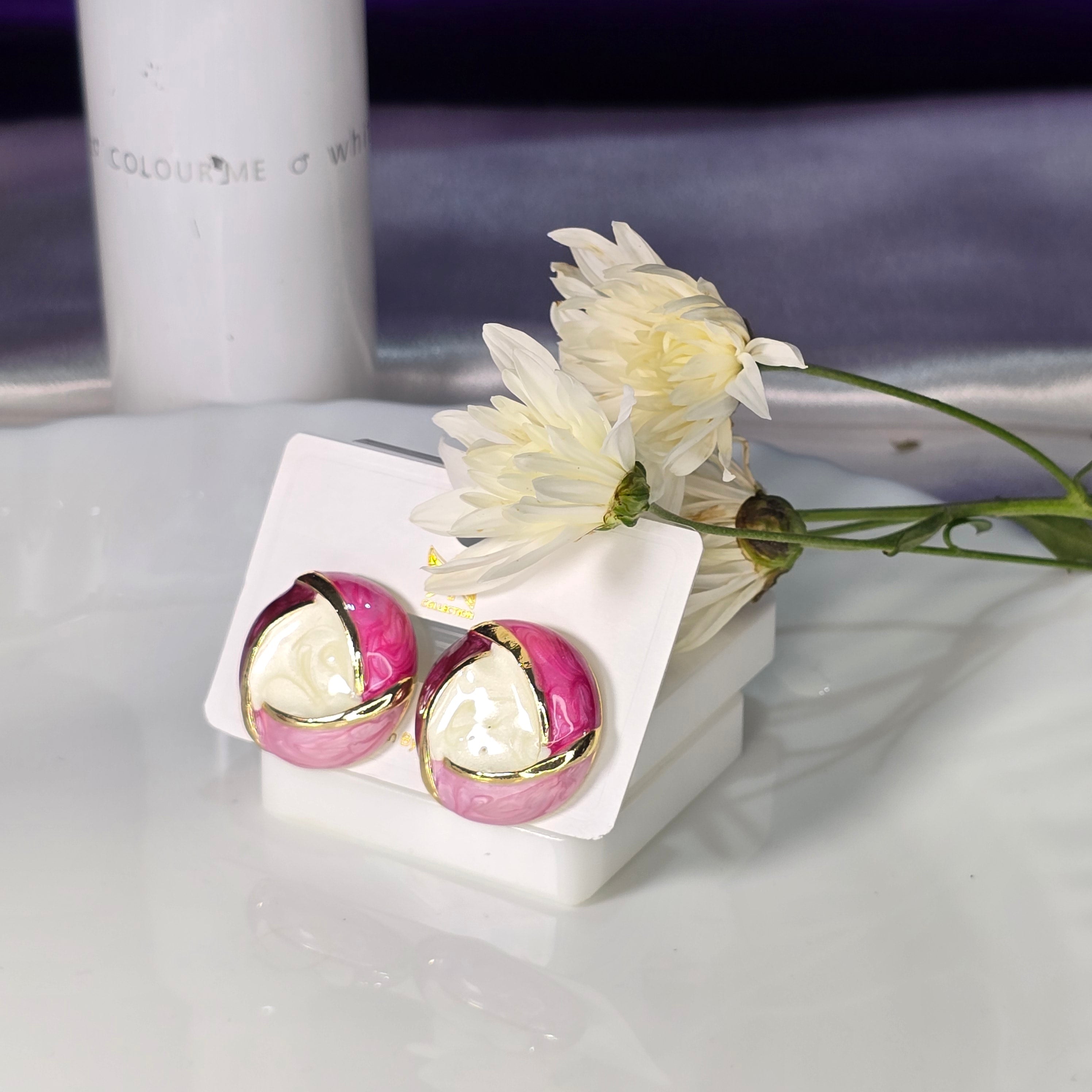 AK00081 - Korean Enamel Earring Assorted