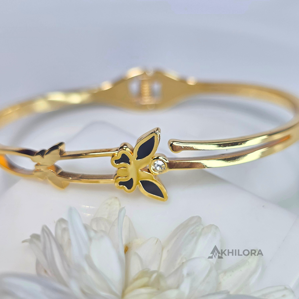 AK00143 - Midnight Flutter CZ Bangle